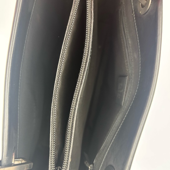 Gucci Bamboo Handle Satchel Black Interior with Logo Detail✨ - Picture 7 of 11